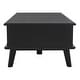 preview thumbnail 26 of 34, SAFAVIEH Rori Mid-Century 1-Shelf Walnut Coffee Table - 46" W x 23" D x 16" H