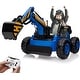preview thumbnail 11 of 23, 12V Kids Ride On Excavator Digger Truck with Remote Control & Electric Digging Arm Blue