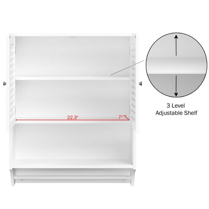 Wall-Mounted Bathroom Organizer