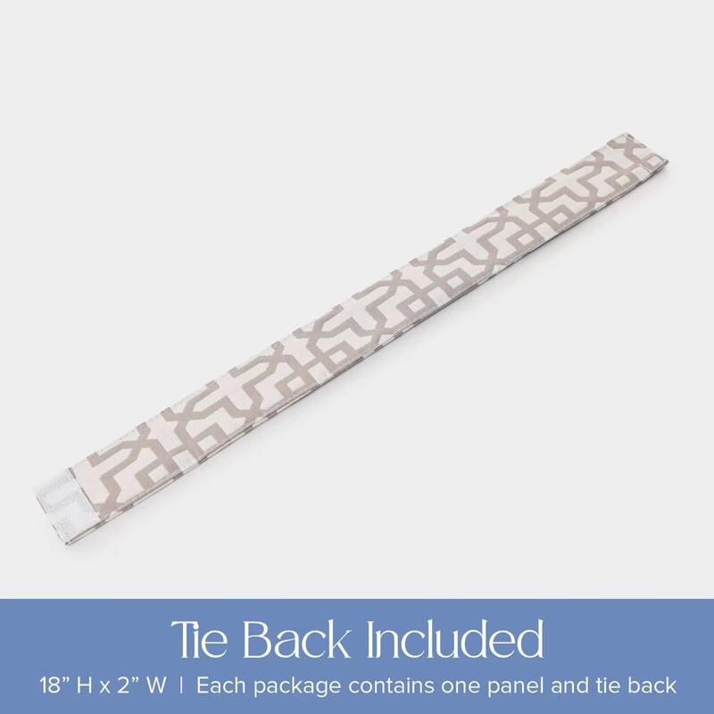 Outdoor Cabana Trellis Grommet Panel