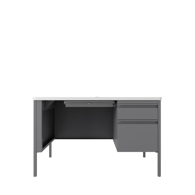 Hirsh Teacher's Desk 30" x 48" Right Hand Pedestal