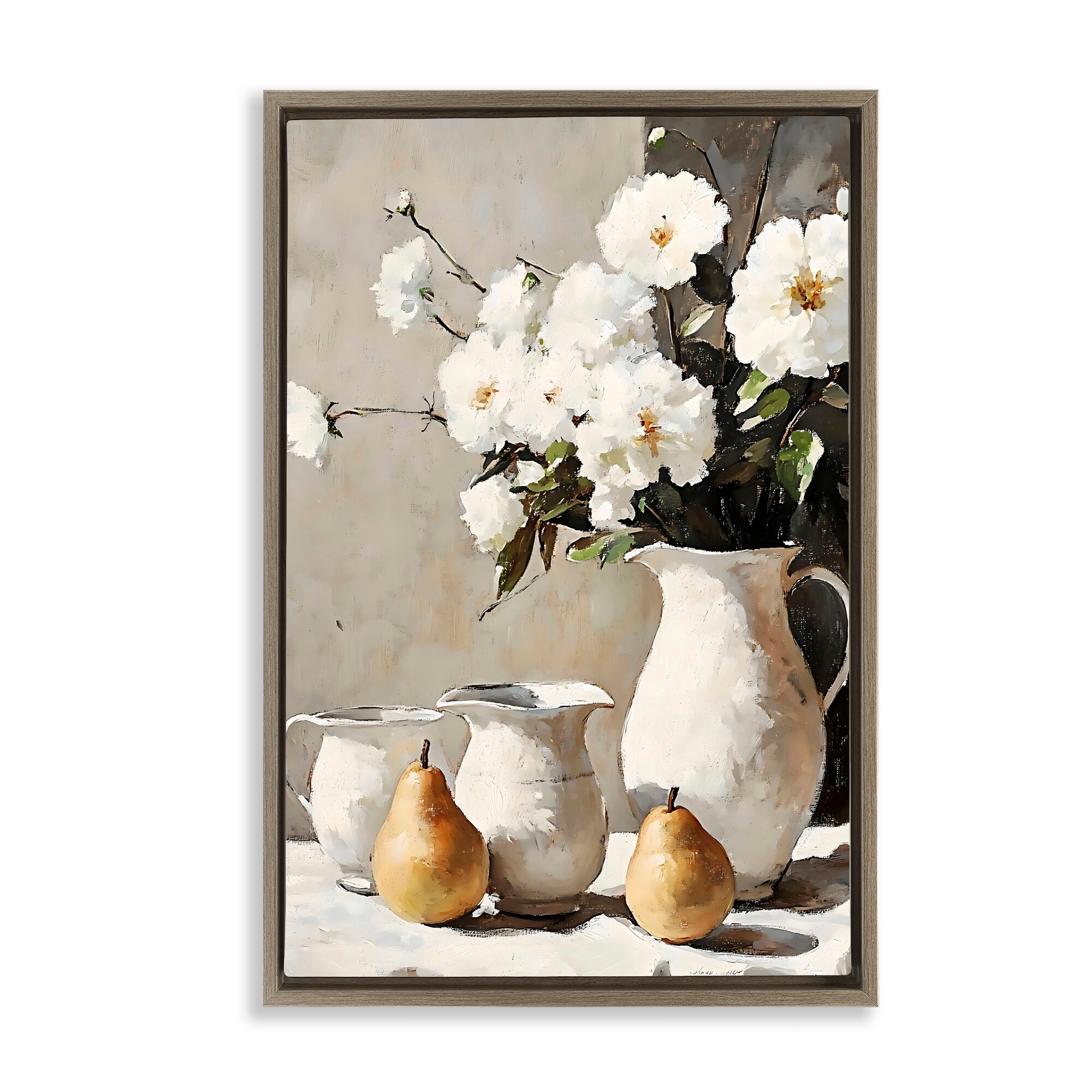 Stupell Peaceful Table Setting Framed Floater Canvas Wall Art Design By Creative Studio