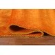 preview thumbnail 11 of 18, Orange Gabbeh Lori Area Rug Handmade Silk Carpet - 8'10" x 11'9"