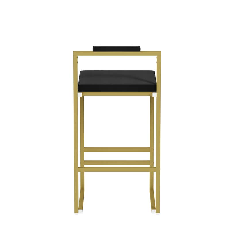 Upholstered Counter Height Barstools Dining Chairs Set of 2