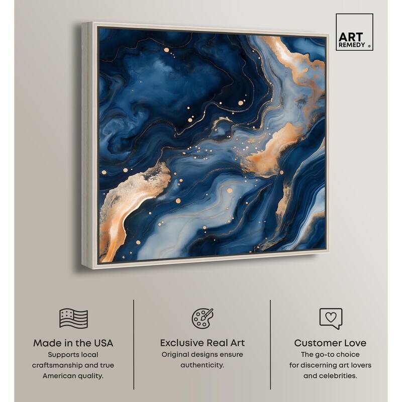 Deep Sea Geode III Canvas by Art Remedy