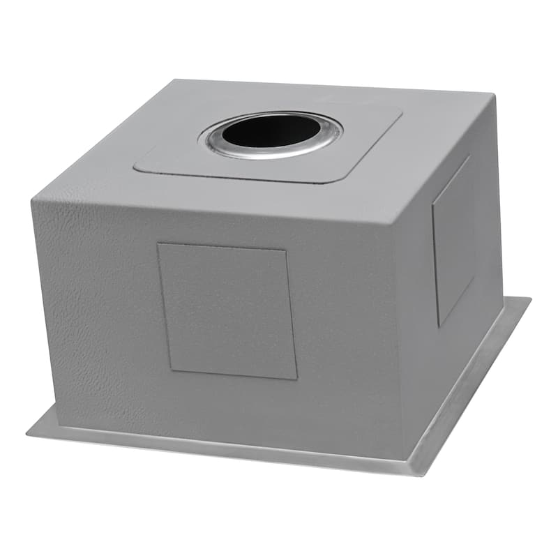 Ruvati 13 x 15 inch Undermount 16 Gauge Zero Raduis Bar Prep Kitchen Sink Stainless Steel Single Bowl -