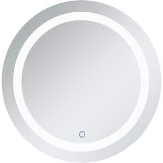 Elegant Lighting Helios 28" Circular Frameless Wall Mounted Lighted