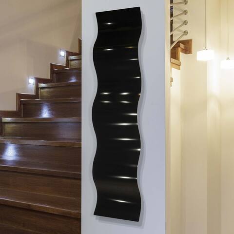 Statements2000 3D Metal Wall Art Accent Wave Sculpture Modern Decor by Jon Allen