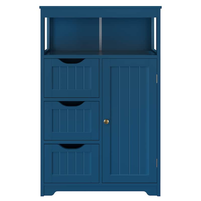Yaheetech Bathroom Floor Cabinet Bedroom Cabinet Storage Organizer