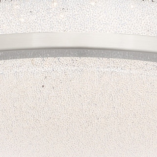 Access Lighting Sparc - LED 12" Flush Mount - Chrome Finish - Starry Acrylic - Dimmable - Dedicated LED