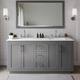 Option Dark Gray / Giotto Quartz Top / Brushed Nickel