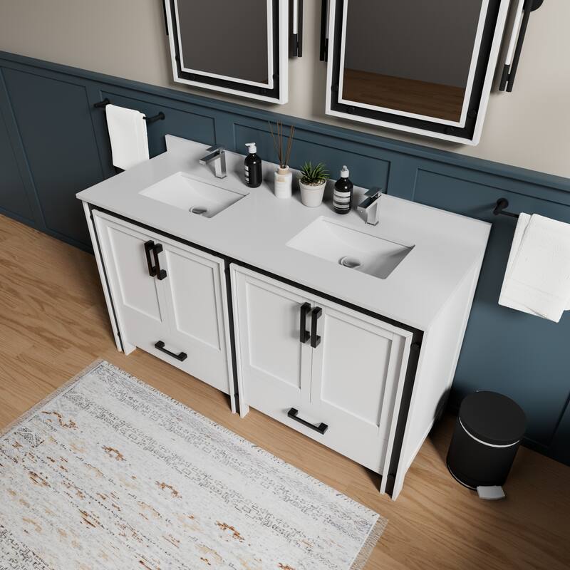 Ziva Bath Vanity No Top and Mirror