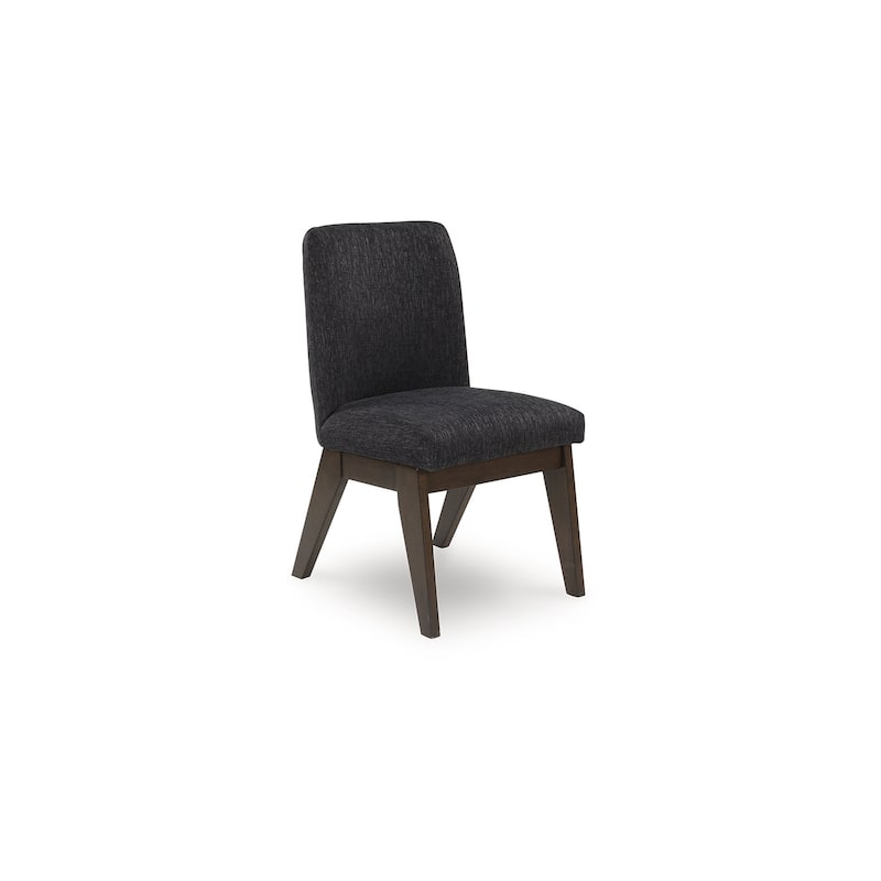 Signature Design by Ashley Kendamor Dark Brown/Black Dining Chair - 20"W x 24"D x 36"H