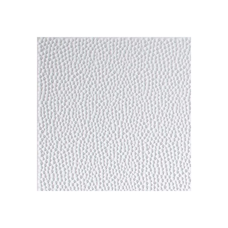 FASÄDE Hammered 4-foot x 8-foot PVC Wall Panel in Matte White - Sample