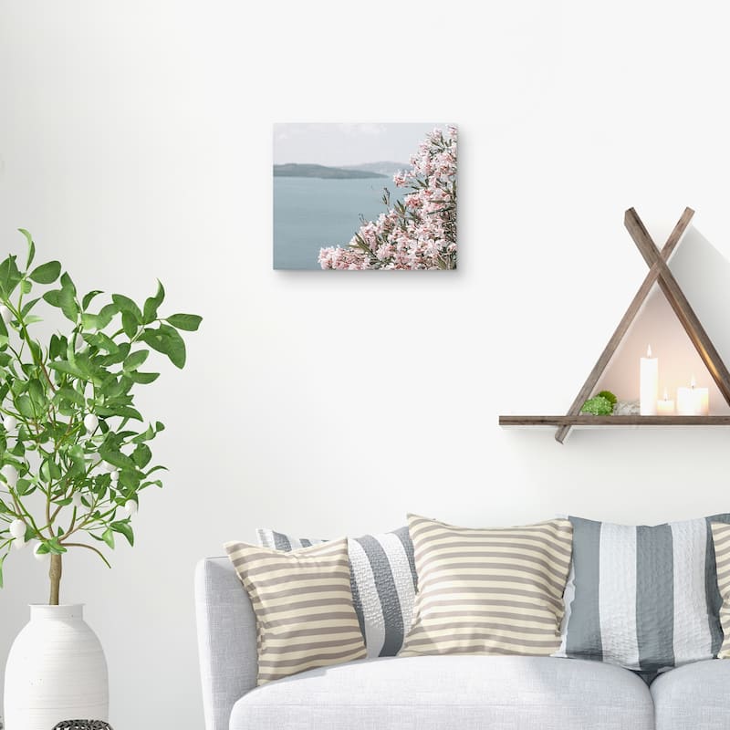 Summer In Santorini Canvas Art Print