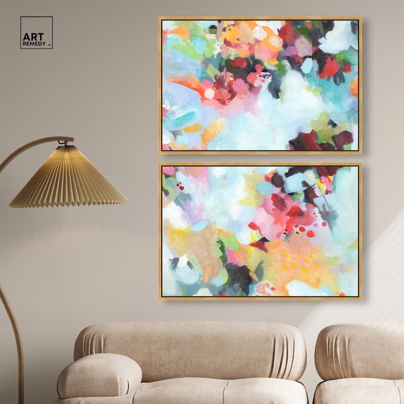 Play of Light Canvas Set of 2 by Art Remedy