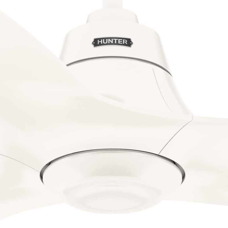 Hunter Arwen 60" ENERGY STAR Outdoor Ceiling Fan with LED Light and Handheld Remote - Damp Rated!