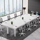 preview thumbnail 19 of 65, 6.5FT Conference Meeting Seminar Business Table Set for 8-12 Person (Set of 2)