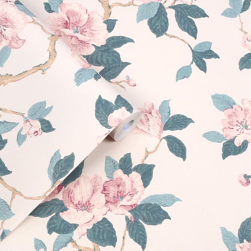 Laura Ashley Maya Linen Wallpaper