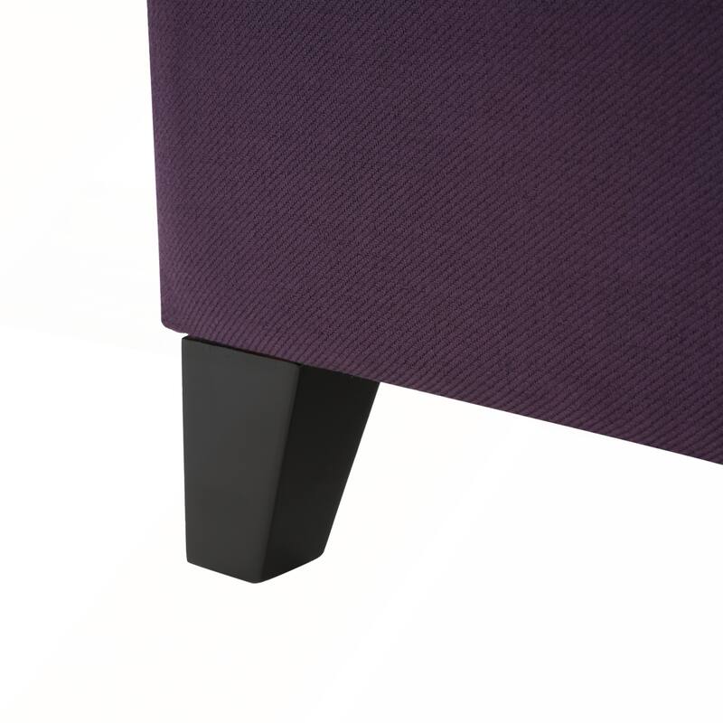 Multi-Functional Tufted Storage Ottoman with Hidden Compartment for Small Spaces and Elegant Home Decor