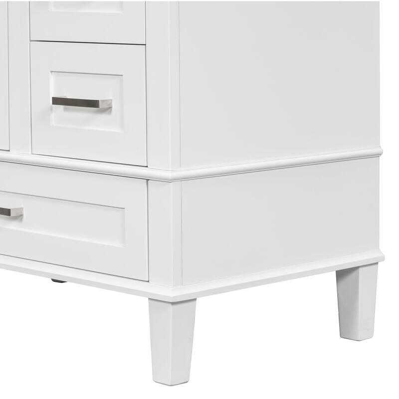 30" Modern Bathroom Vanity with Sink, Storage Cabinet