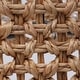 preview thumbnail 11 of 11, 5-Light Rattan Drum Chandelier Coastal Island Pendant Light for Dining Room - 26" W x 9.8" H