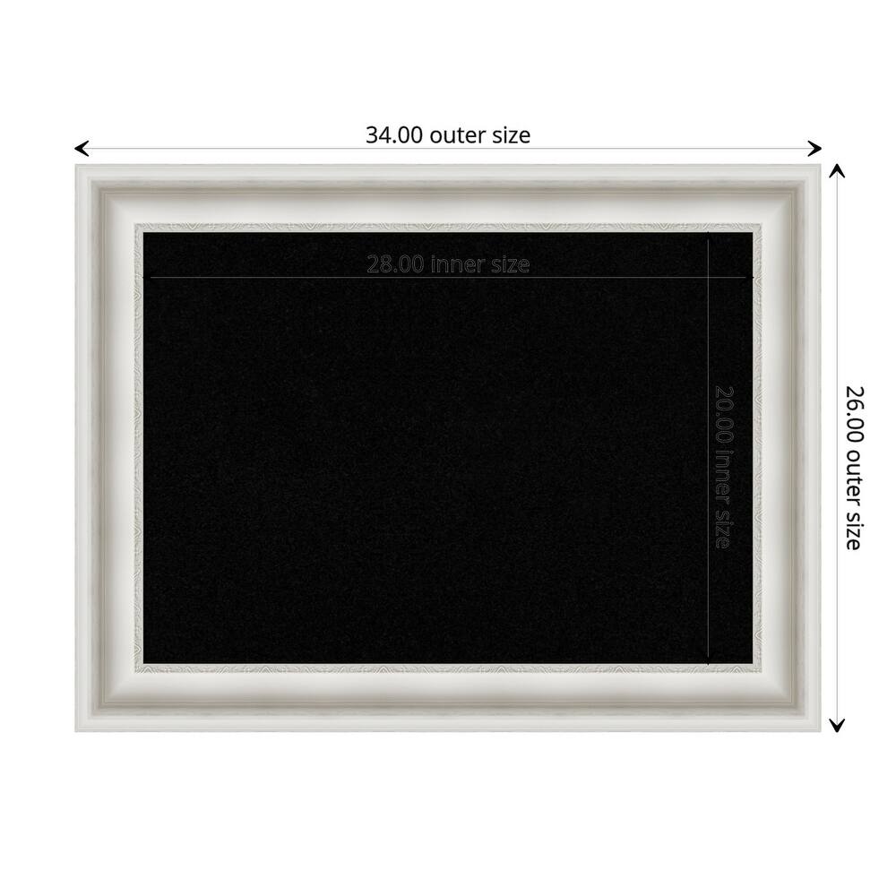Parlor Framed Black Corkboard Bulletin Board