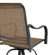 preview thumbnail 14 of 20, Patio Festival 3-Piece Outdoor Metal Bar Height Swivel Bistro Set