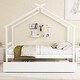 preview thumbnail 2 of 49, Roof styled wooden bed with trundle