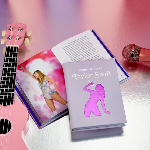 Graphic Image Icons of Style Taylor Swift Leather Coffee Table
