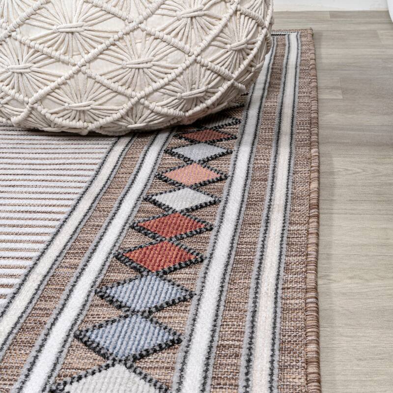 JONATHAN Y Star Abstract Swirl Area Rug