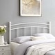 preview thumbnail 13 of 22, Abigail Full Metal Headboard White