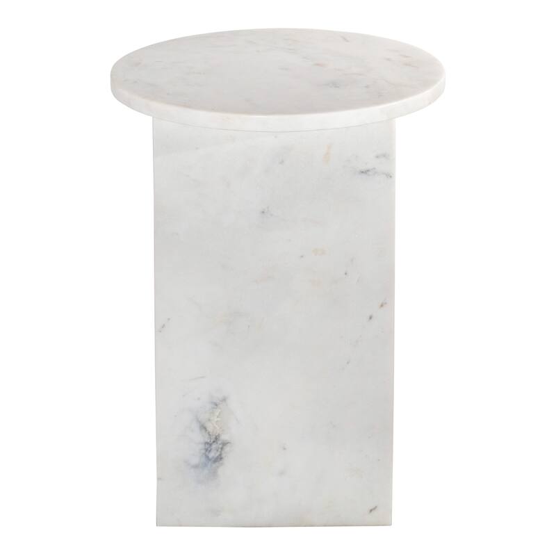 Aurelle Home Modern Geometric Round Accent Table
