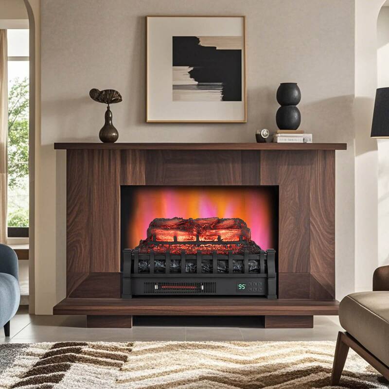 Costway 23 Inch Electric Fireplace Heater Fireplace Logs Inserts - See Details