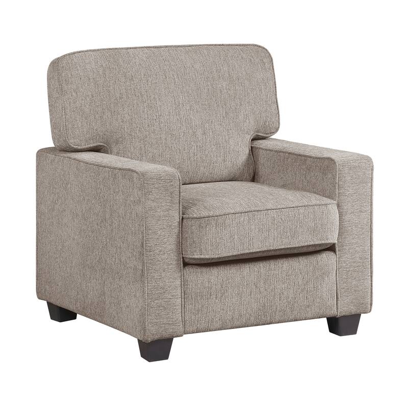 Worchester Chenille Living Room Chair - Taupe