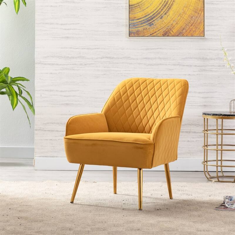 Moda Furnishings Deangelo Mid-century Accent Chair