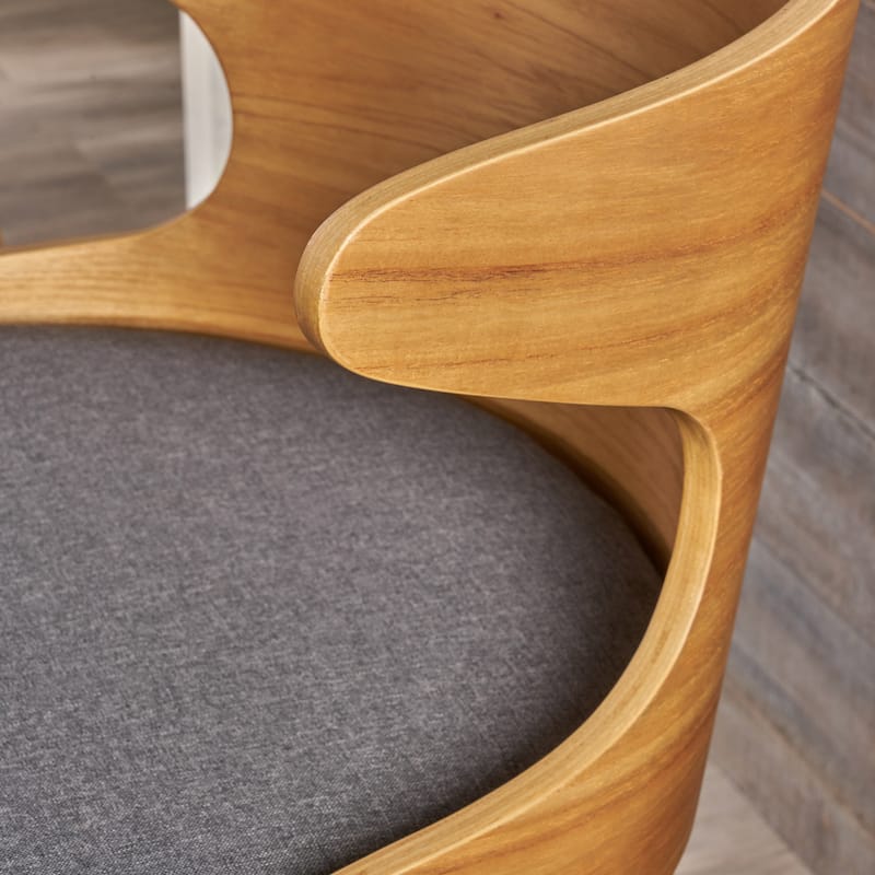 Mid-Century Modern Upholstered Barstools