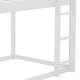 preview thumbnail 9 of 7, Twin over Twin Low Bunk Bed, House Bed with Ladder