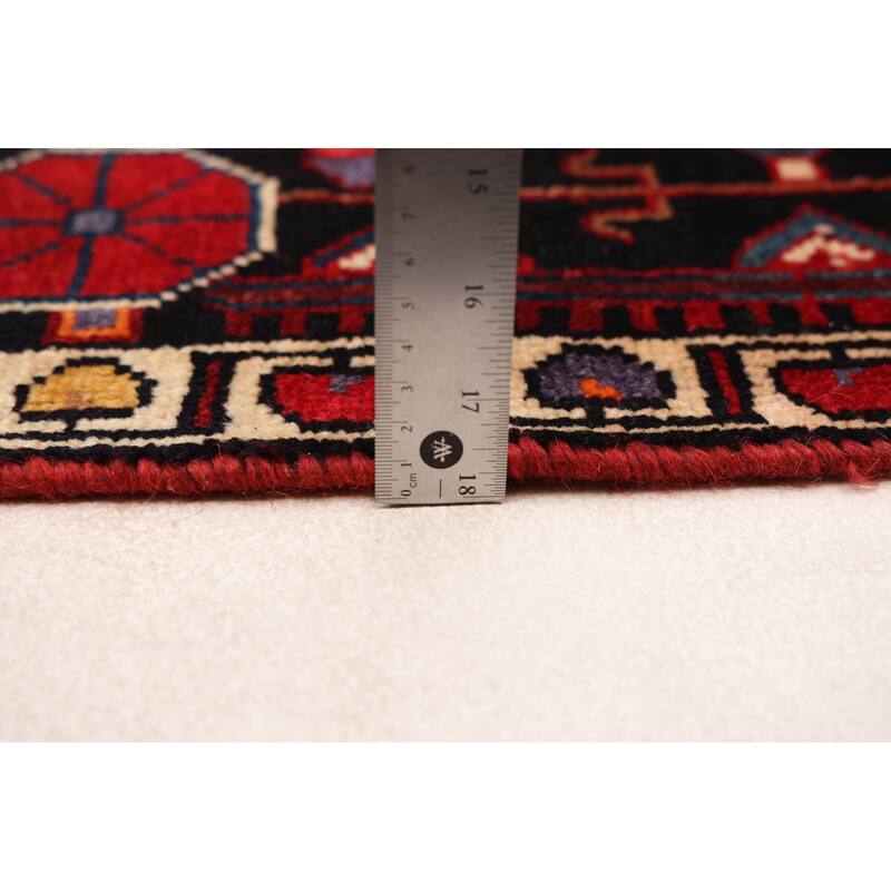 ECARPETGALLERY Hand-knotted Anatolian Vintage Red Wool Rug - 5'9 x 11'5