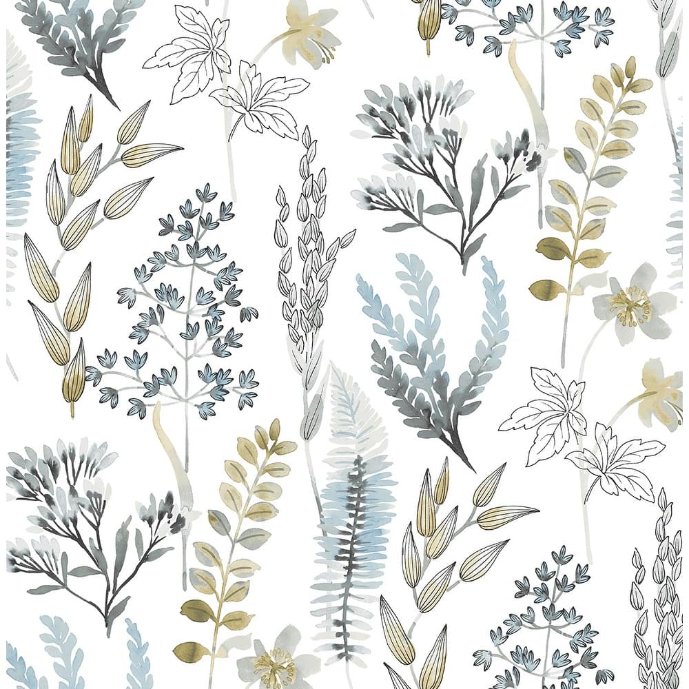 NextWall Wild Garden Peel and Stick Wallpaper