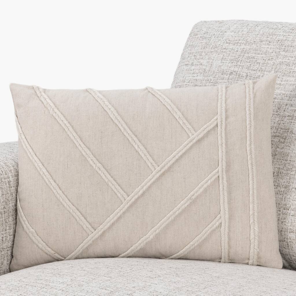 Villa by Classic Home Langdon Linen Blend Throw Pillow