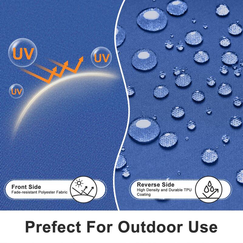 Aoodor Outdoor Chair Cushion Soft and Fade-resistant Polyester Set of 2 - 20''x19''