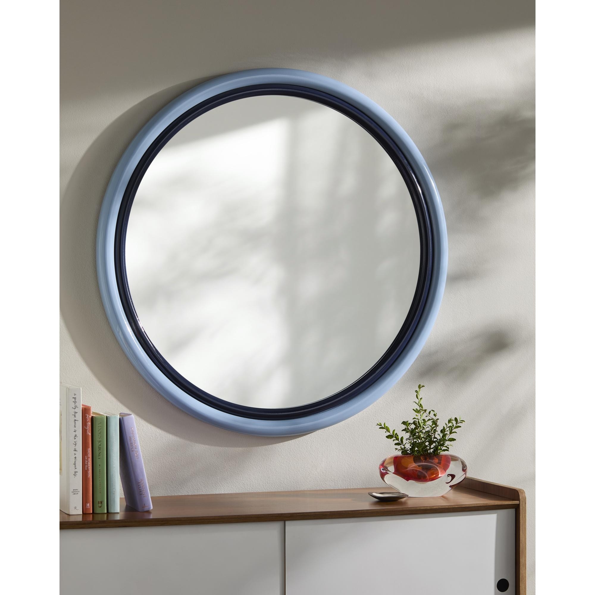 Livabliss Banou Modern Accent Mirror - 36"H x 36"W x 2"D