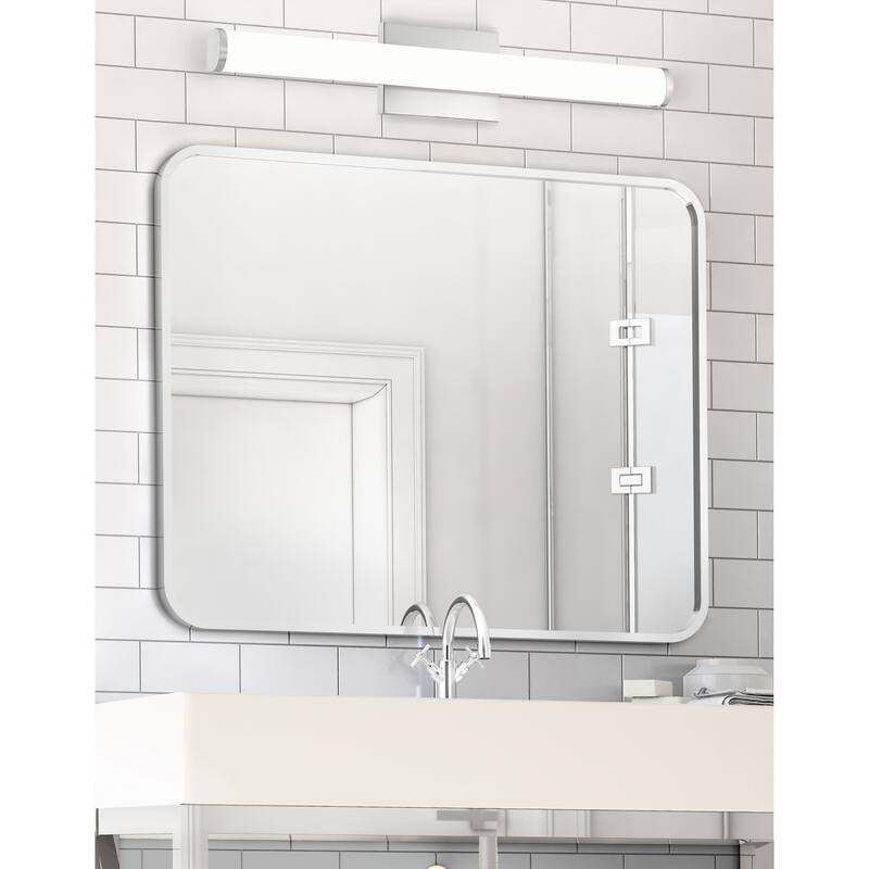 Access Lighting Arc - Vanity - 24" - Brushed Steel - White Acrylic