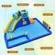 preview thumbnail 9 of 8, Gymax Inflatable Water Slide Bounce House Climbing Wall without Blower - See Details