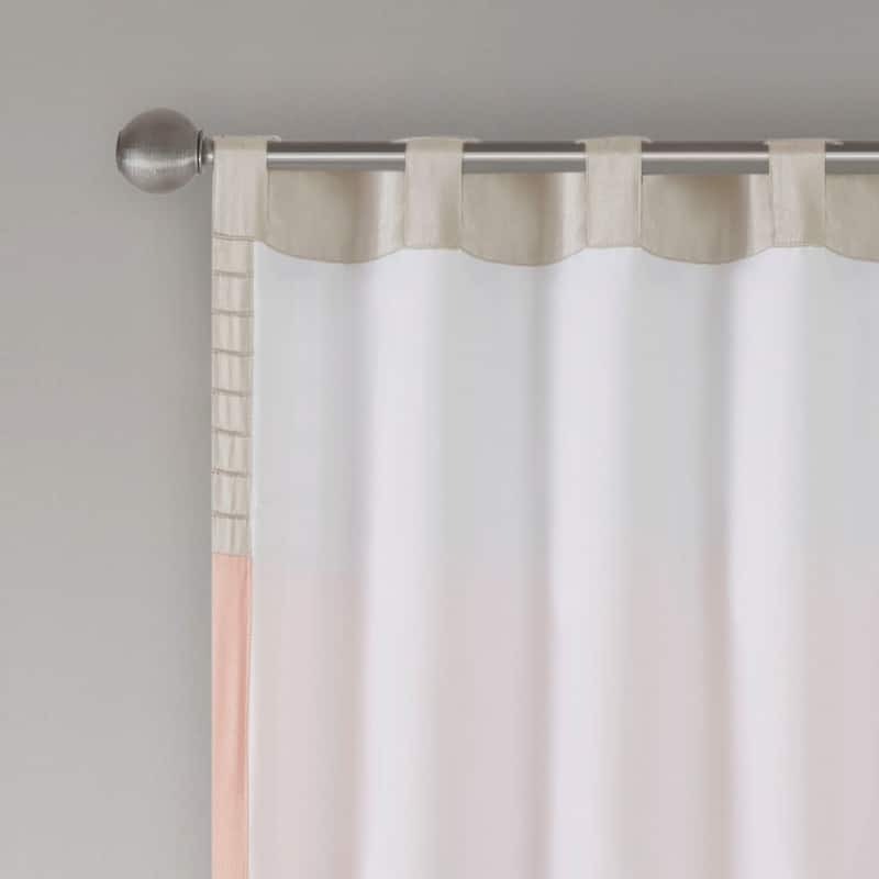 Polyoni Pintuck Curtain Panel(Only 1 Pc Panel)