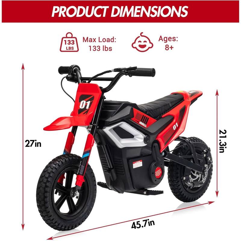 24v Ride on Motorcycle Toy for Kids Best Gift