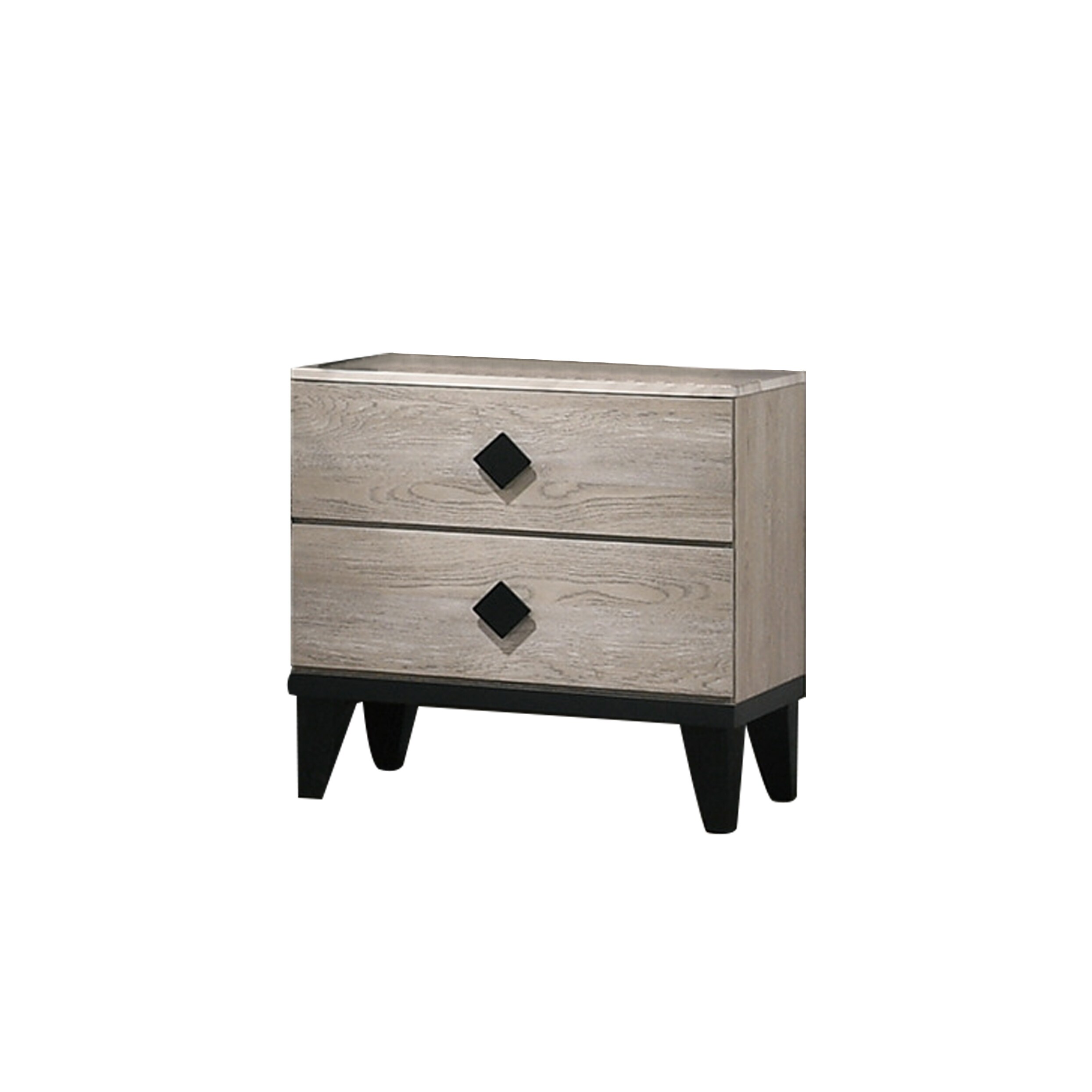 White bedside table with diamond handle sale
