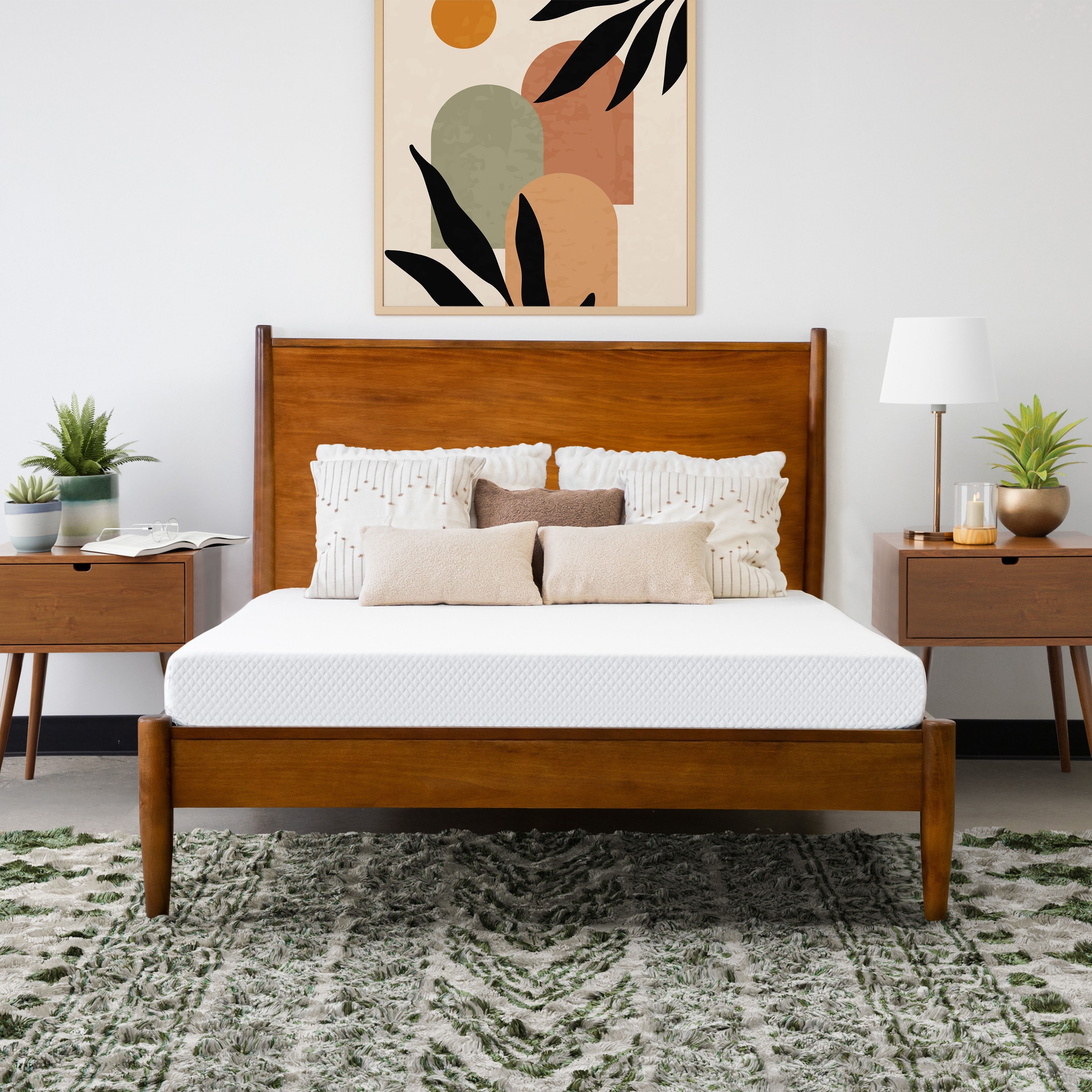 247 Shop At Home Rejuv 8-inch Premium Memory Foam Mattress in a Box
