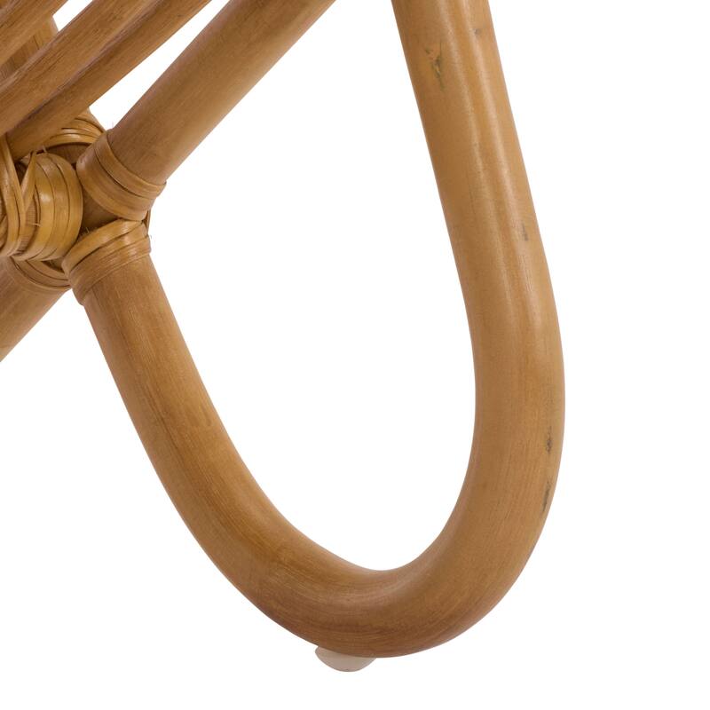 SAFAVIEH Couture Bayard Rattan Pole Accent Table - 22"W x 17"D x 23"H